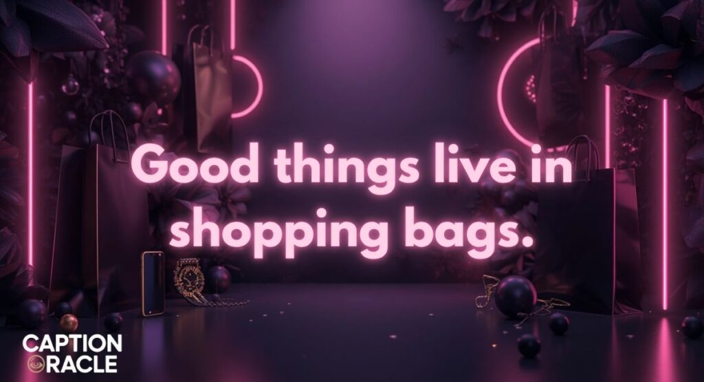 Short Shopping Captions