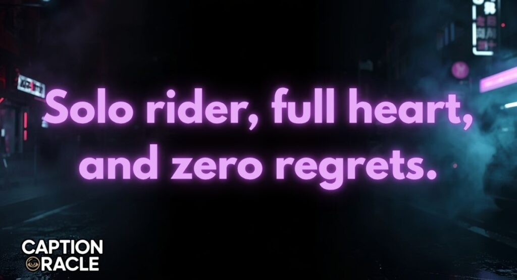 Solo Ride Scooter Captions for Instagram