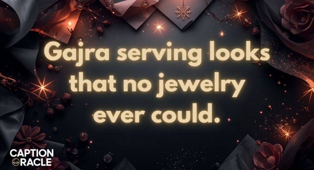 Stylish Gajra Captions for Instagram