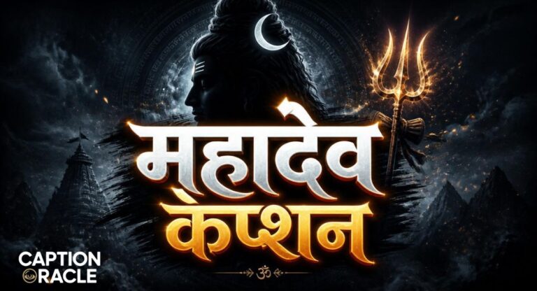 180+ Mahadev Caption In Marathi