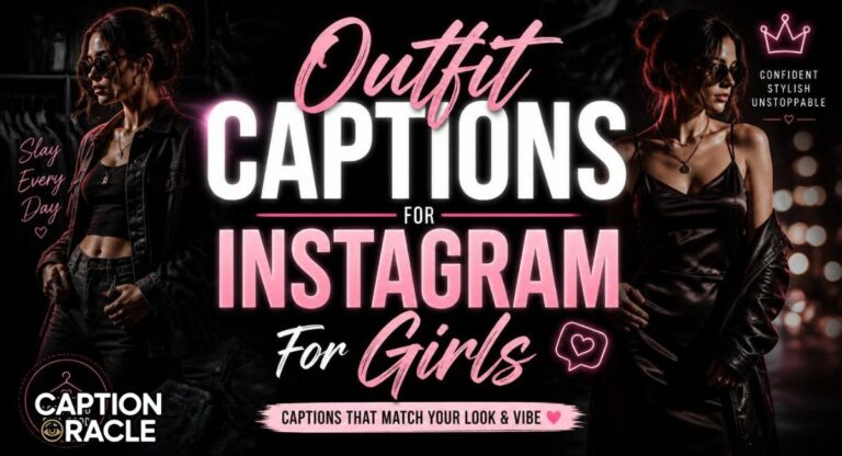 240+ Outfit Captions For Instagram For Girls
