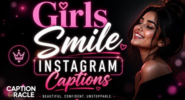 252+ Girls Smile Instagram Captions