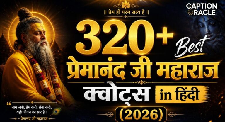 320+ Best Premanand Ji Maharaj Quotes in Hindi (2026)