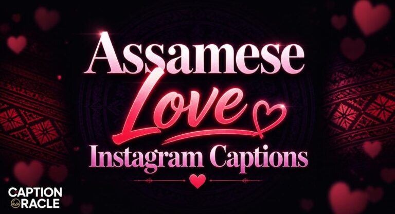 540+ Assamese Love Instagram Captions (2026)