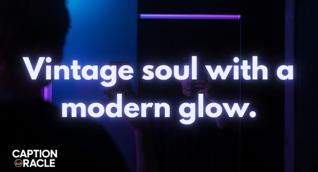 Aesthetic captions for mirror selfies