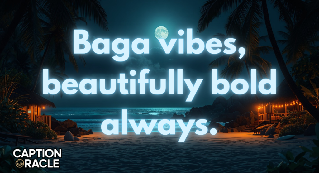 Baga Beach, Goa Caption