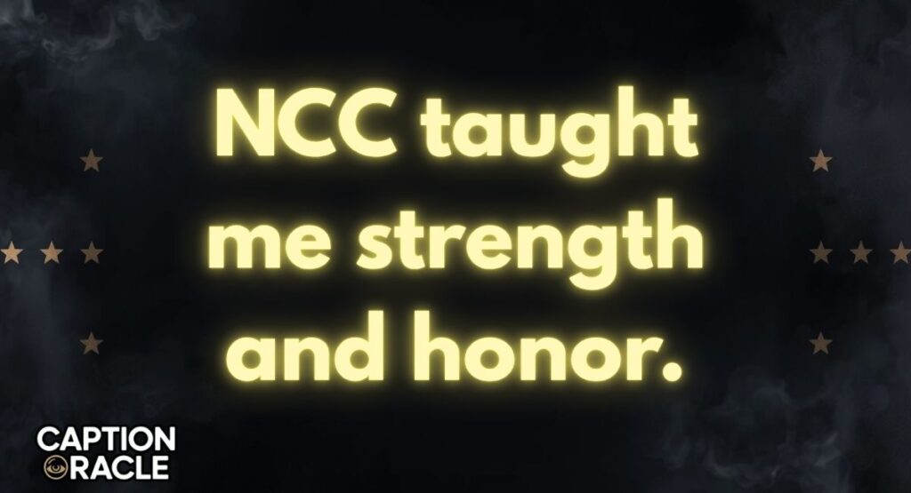 Best NCC Captions for Instagram
