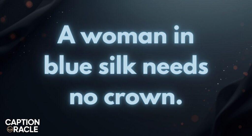 Blue Saree Quotes for Instagram