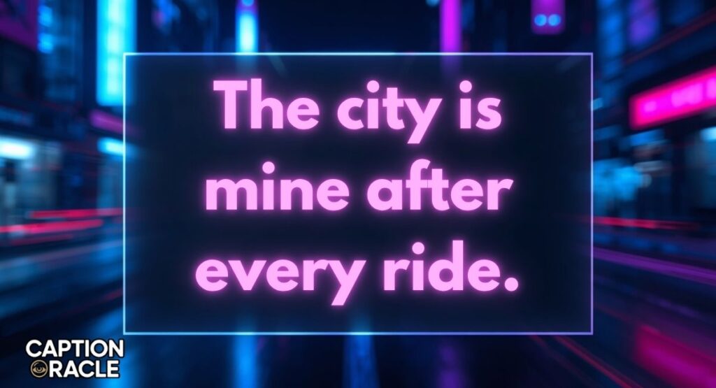 Cool City Street Electric Scooter Captions for Instagram