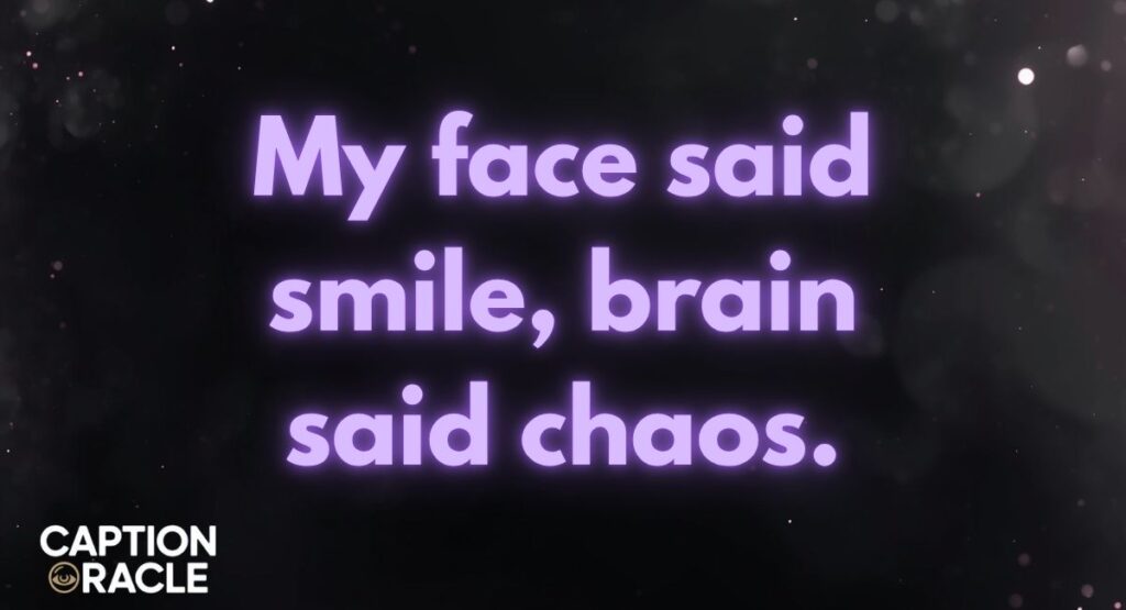 Funny Girls Smile Instagram Captions