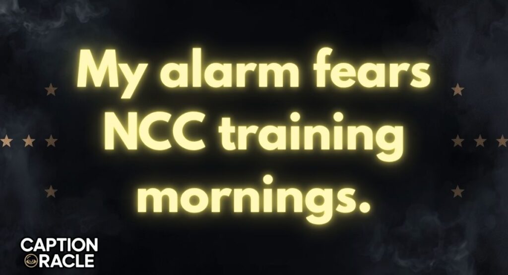 Funny NCC Captions for Instagram