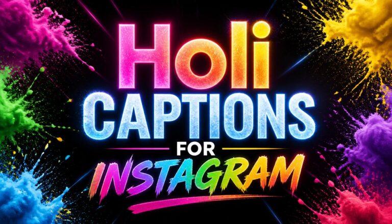 360+ Holi Captions for Instagram