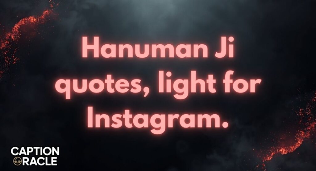 Hanuman Ji Quotes for Instagram