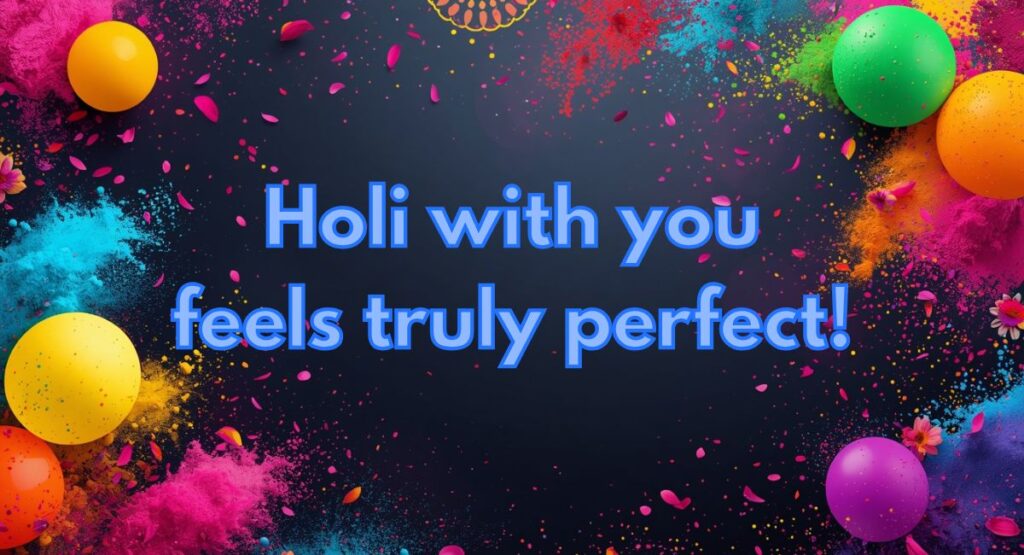 Holi Captions for Couples