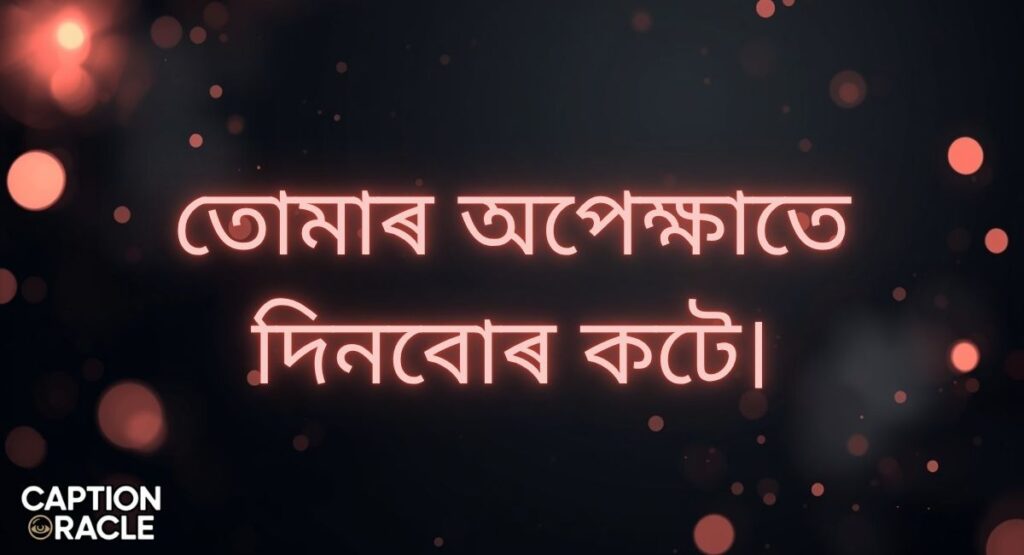 Long Distance Assamese Love Instagram Captions