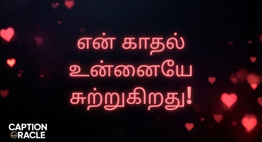 Love Quotes in Tamil Text