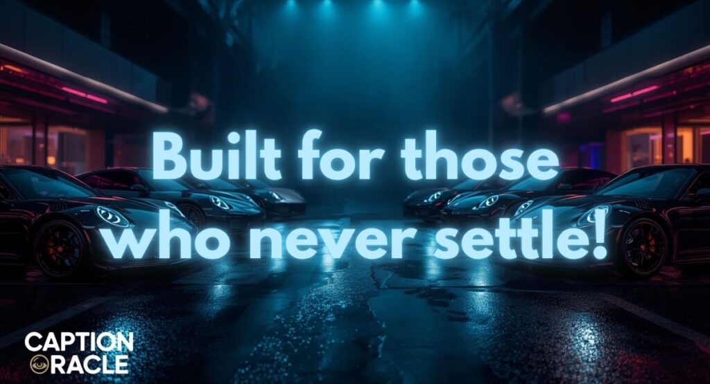Luxury Car Captions for Instagram