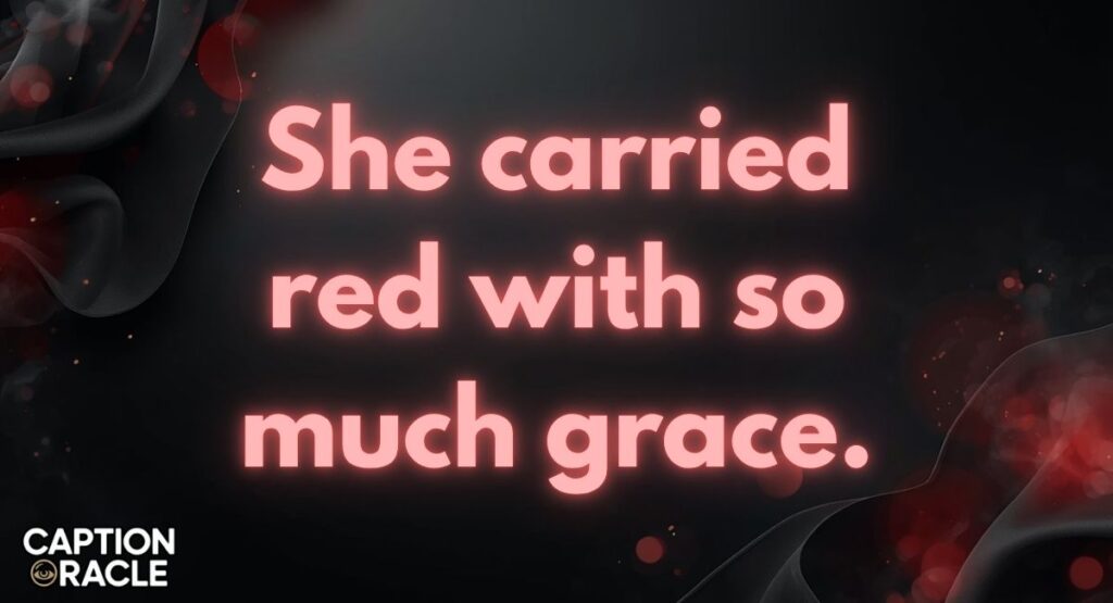Red Saree Captions for Capturing Elegance