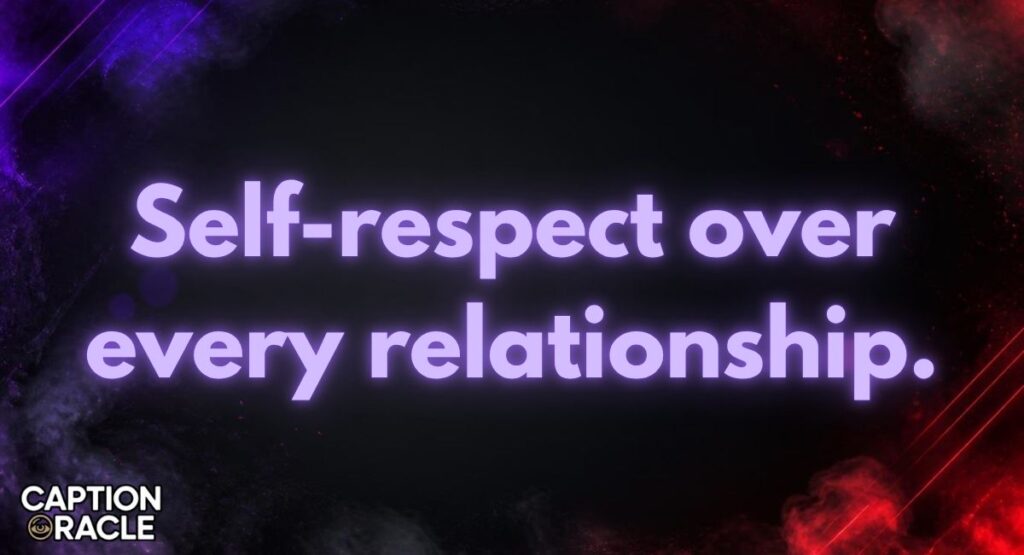 Self Respect Killer Attitude Quotes for Girls for Instagram