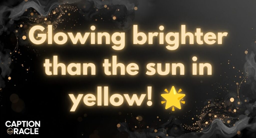 Yellow Saree Instagram Captions with Emojis