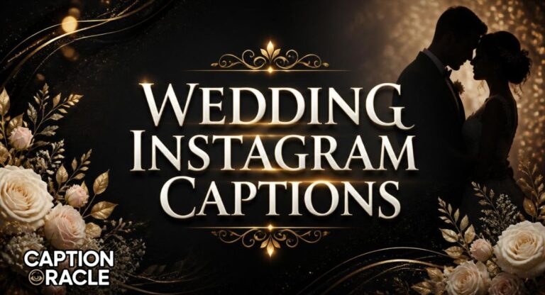 480+ Best Wedding Instagram Captions