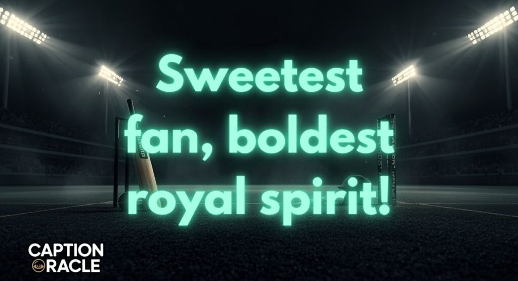 Cute RCB Captions for Girls