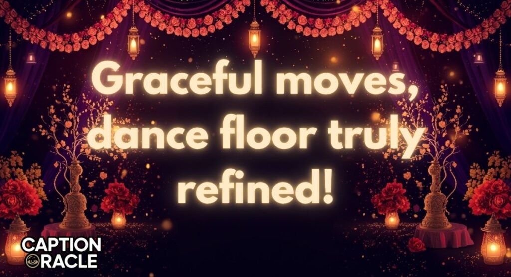 Elegant Sangeet Captions