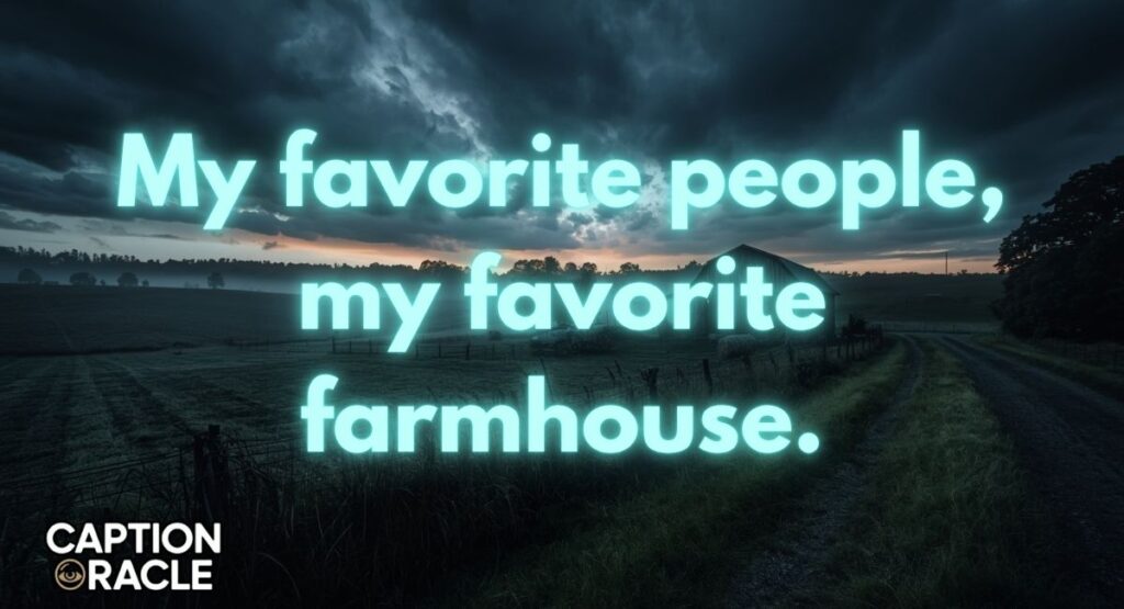 Friends & Squad Captions on the Farm