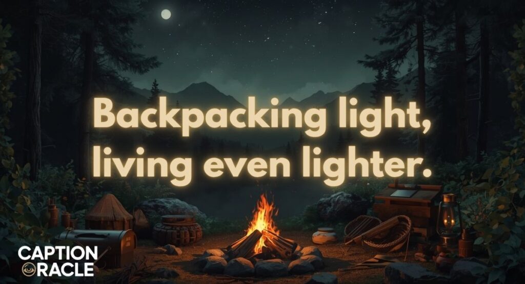 Hiking and Backpacking Captions