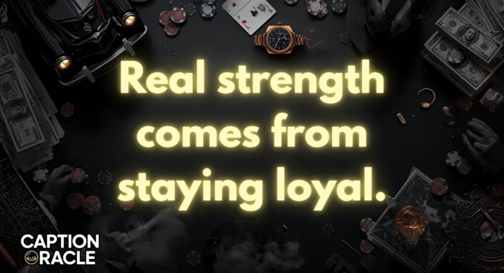 Inspirational Gangster Captions