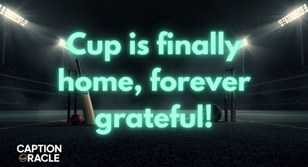 RCB Win Captions for Instagram