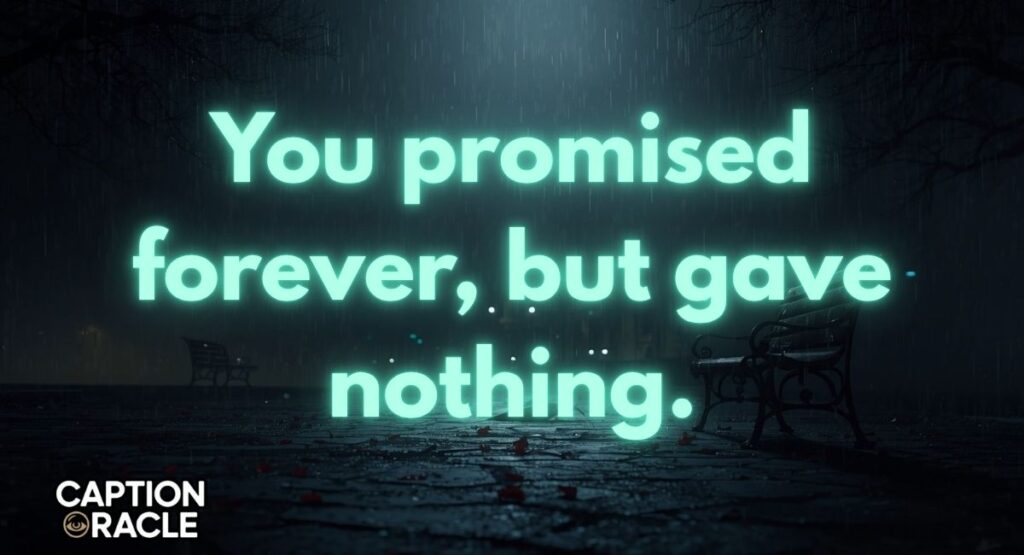Sad Caption About Love