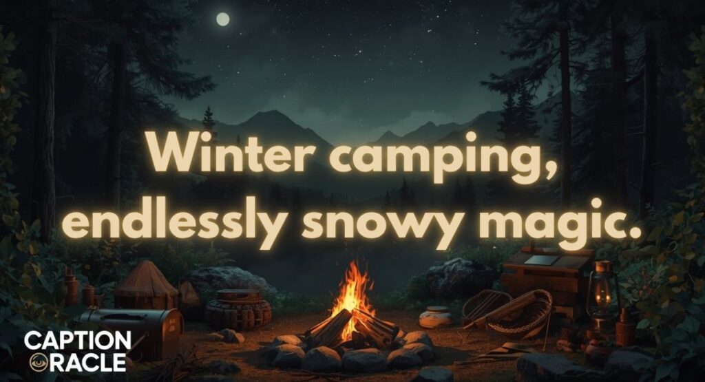 Seasonal Camping Captions (Summer, Fall, Winter)