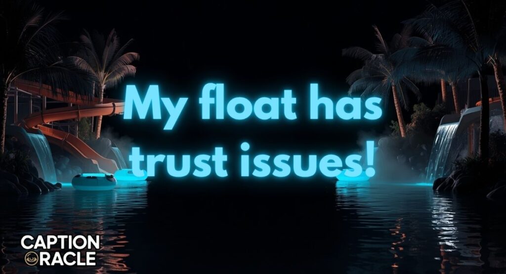 Short Funny Water Park Captions 😂