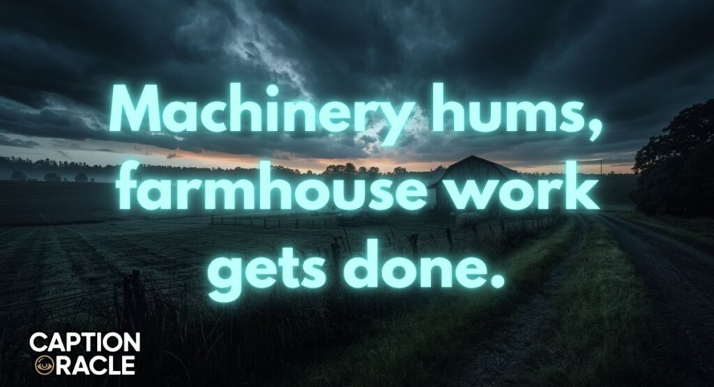 Tractor & Farm Machinery Captions