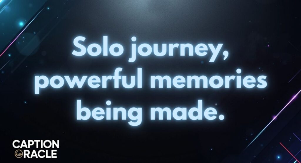 Travel Captions for Solo Photos